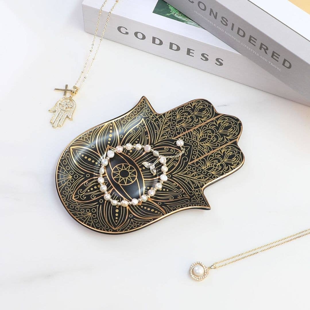 Evil Eye-Good Looking Eye Dish-Green - HER Home Design Boutique